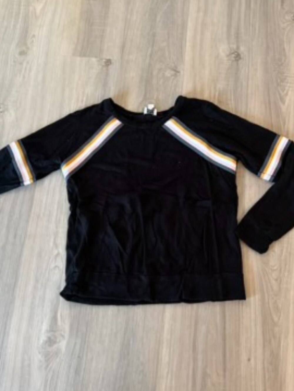 EVEREVE Peyton Jensen Women's top sweater shirt size XS striped Made in USA